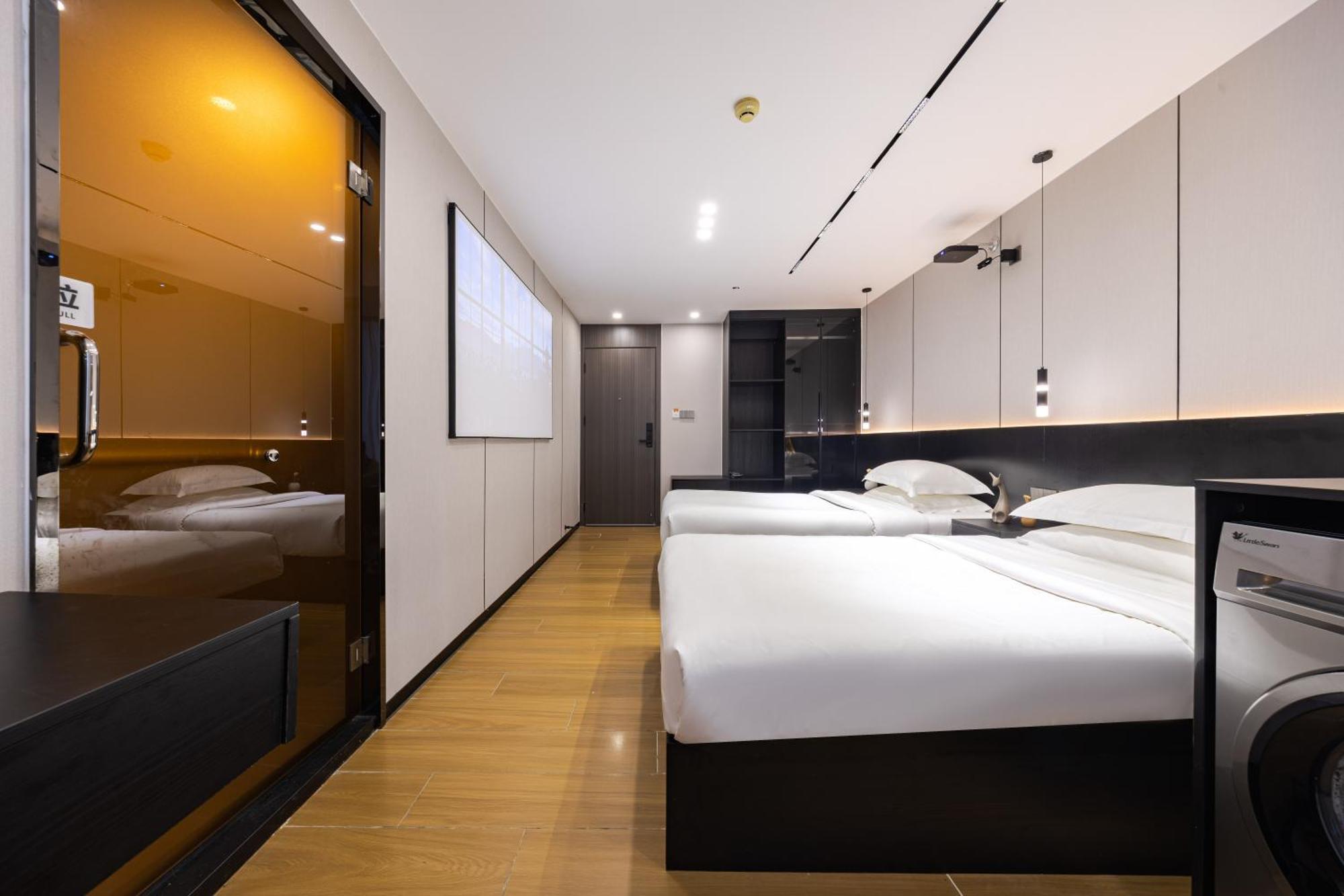 Yu Manju High-Floor Huge-Screen Audiovisual Hotel-Guangzhou Tower Zhujiang New Town Sports West Road Branch Exterior photo
