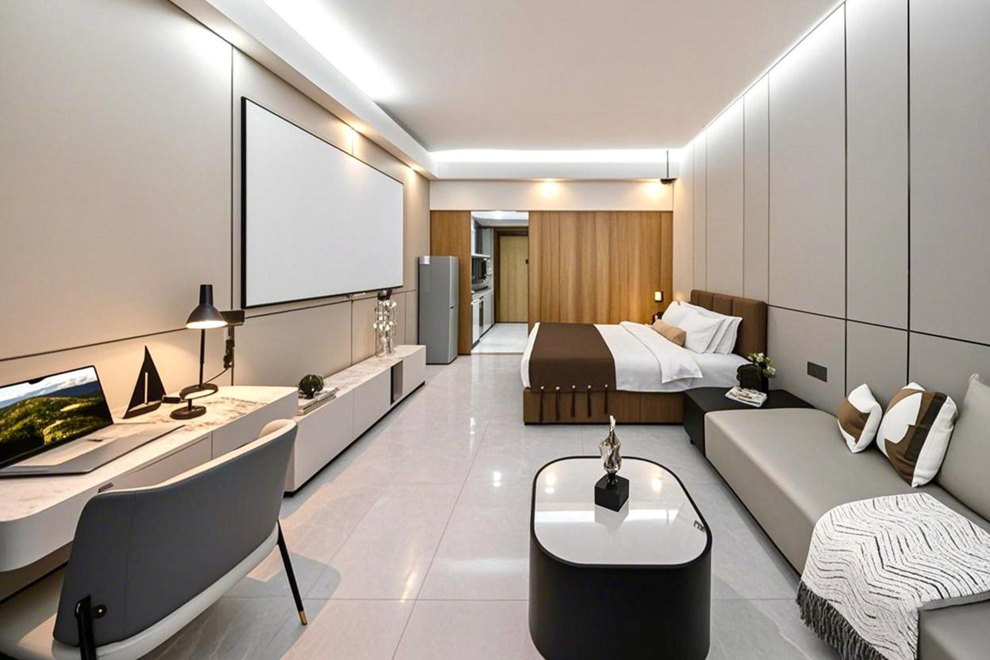 Yu Manju High-Floor Huge-Screen Audiovisual Hotel-Guangzhou Tower Zhujiang New Town Sports West Road Branch Exterior photo